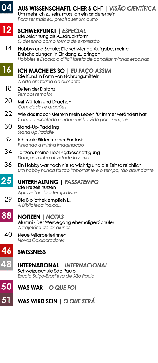  AUS WISSENSCHAFTLICHER SICHT   VISÃO CIENTÍFICA Um mehr ich zu sein, muss ich ein anderer sein Para ser mais eu, pre   