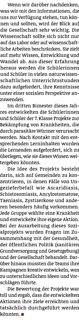 Wenn wir darüber nachdenken, was wir mit den Informationen, die uns zur Verfügung stehen, tun können und sollten, wir   