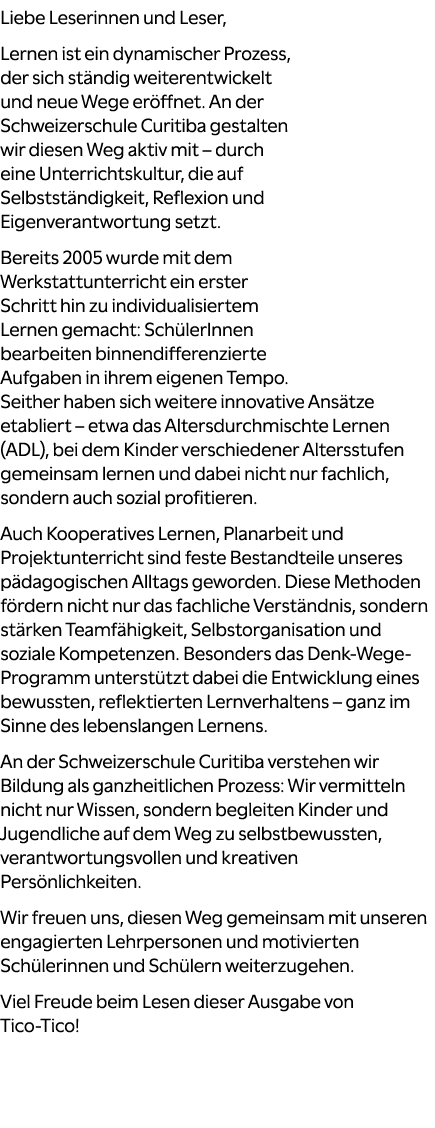 Liebe Leserinnen und Leser, Lernen ist ein dynamischer Prozess, der sich st ndig weiterentwickelt und neue Wege er ff...