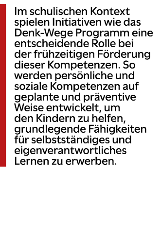 ￼Im schulischen Kontext spielen Initiativen wie das Denk Wege Programm eine entscheidende Rolle bei der fr hzeitigen ...