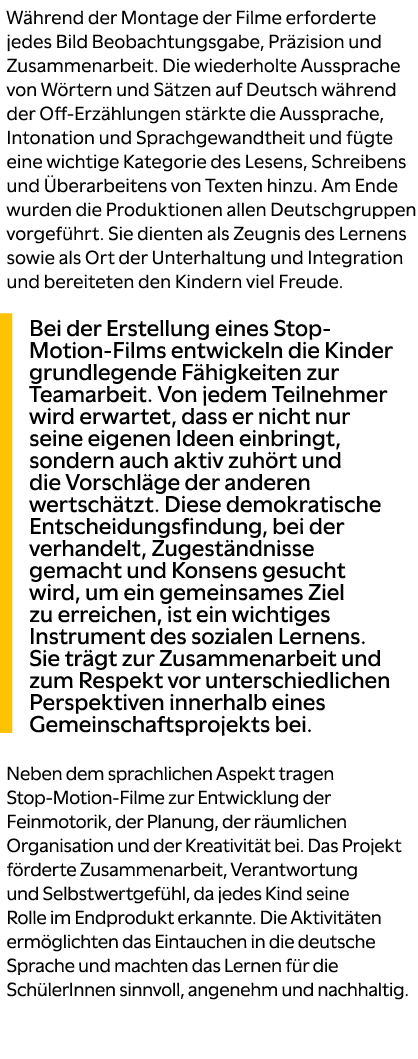 W hrend der Montage der Filme erforderte jedes Bild Beobachtungsgabe, Pr zision und Zusammenarbeit. Die wiederholte A...