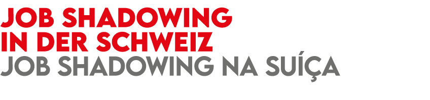 Job Shadowing in der Schweiz Job shadowing na Su a