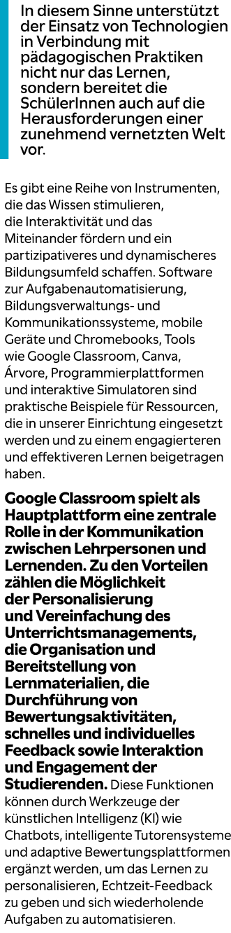 ￼In diesem Sinne unterst tzt der Einsatz von Technologien in Verbindung mit p dagogischen Praktiken nicht nur das Ler...