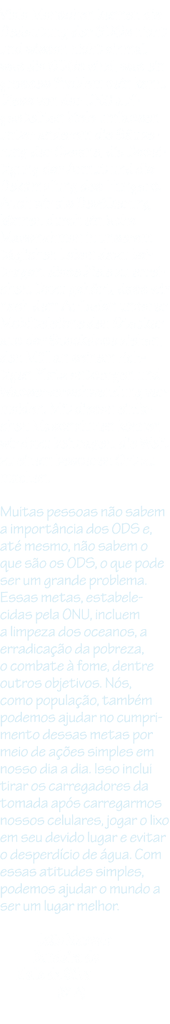 Viele Menschen kennen die Bedeutung der SDGs nicht und wissen nicht einmal, was die SDGs sind, was ein grosses Proble...