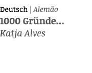 Deutsch | Alem o 1000 Gr nde… Katja Alves